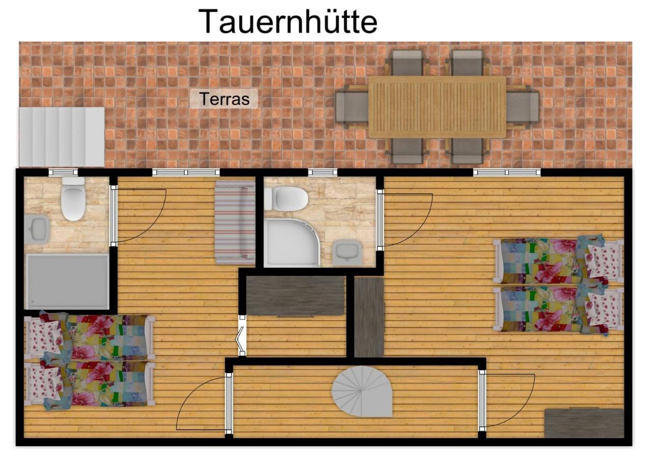 Tauernhuette Villa Piesendorf Exteriör bild